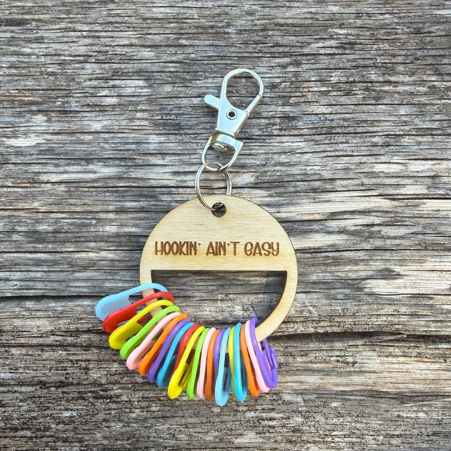 Stitch Marker Set with Keychain