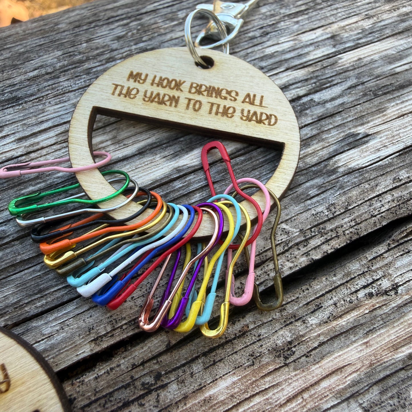 Stitch Marker Set with Keychain