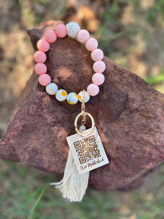 Personalized Wristlet Keychain