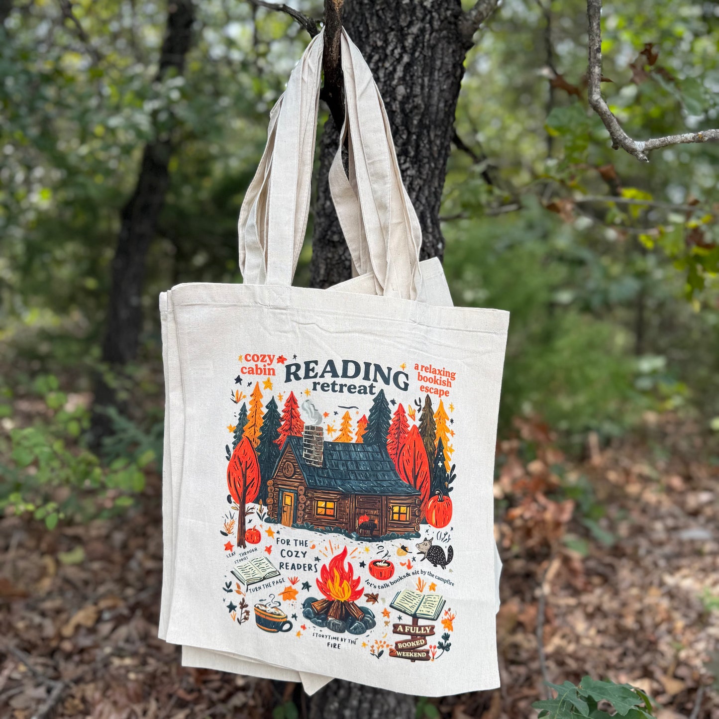 Cozy Readers Tote Bag