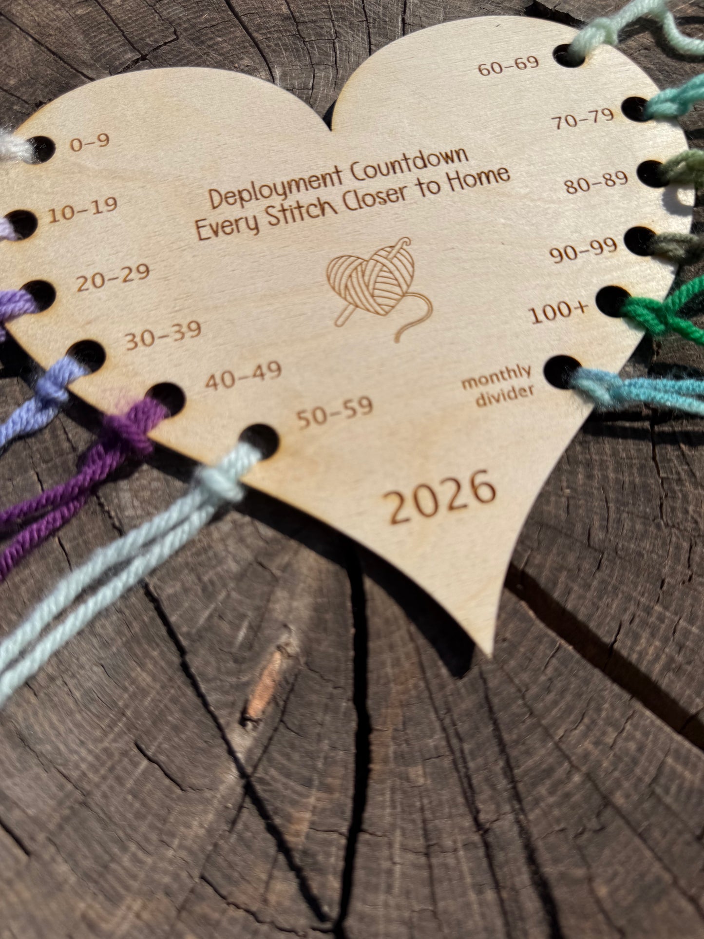 Personalized Heart Temperature Blanket Color Chart: Crochet/Knitting