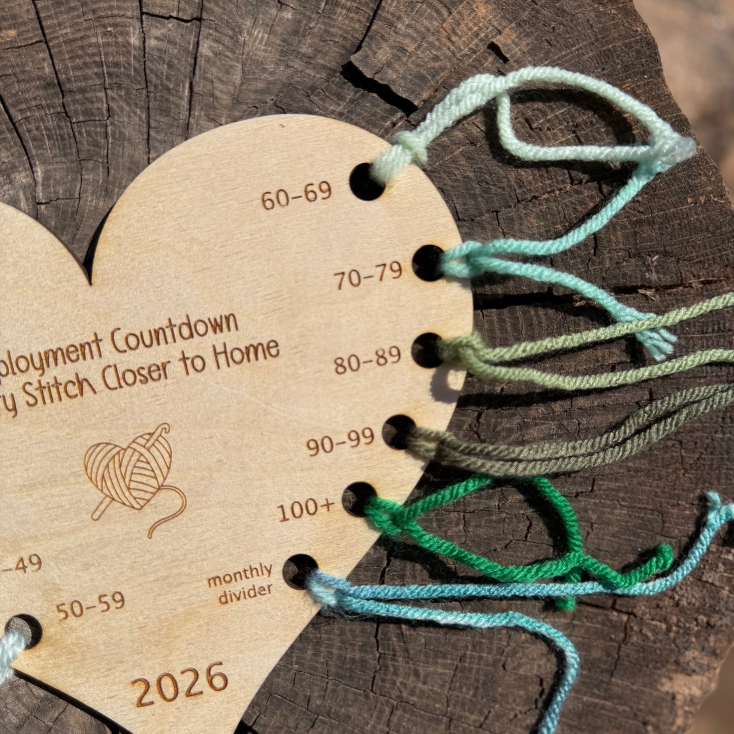 Personalized Heart Temperature Blanket Color Chart: Crochet/Knitting