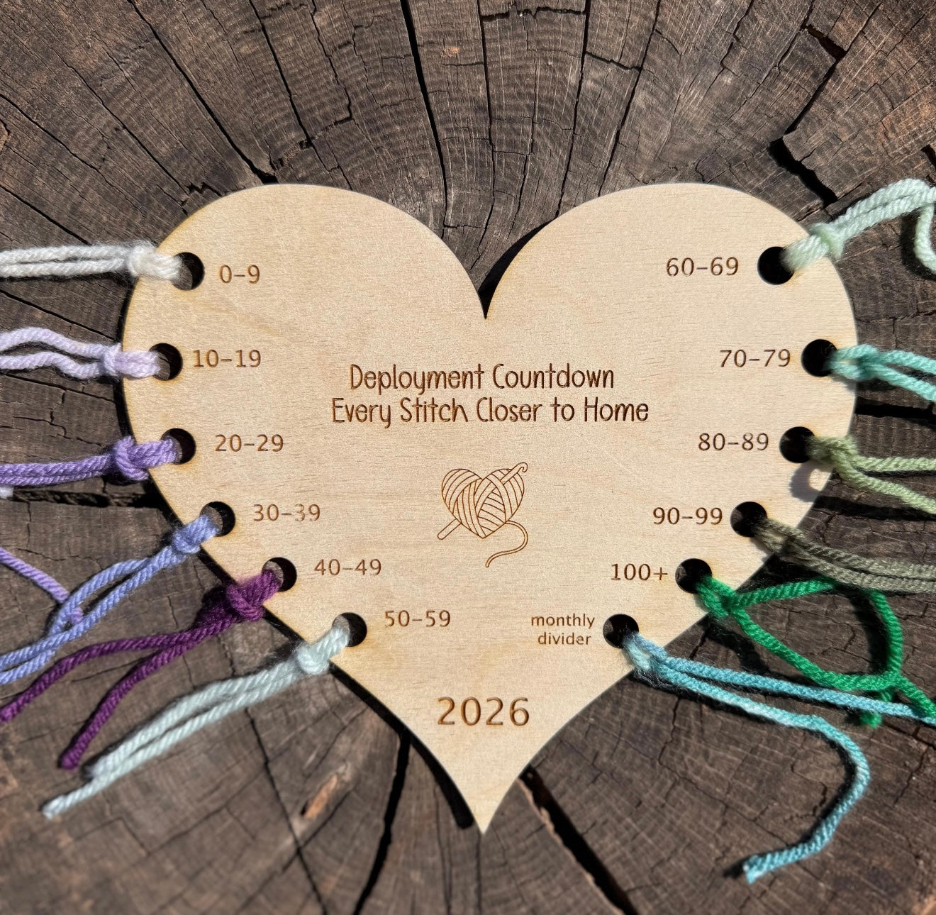 Personalized Heart Temperature Blanket Color Chart: Crochet/Knitting