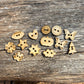 Assorted Wooden Buttons Set for Crochet, Knitting, Sewing & Crafts