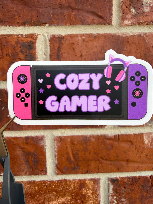Cozy Gamer Sticker