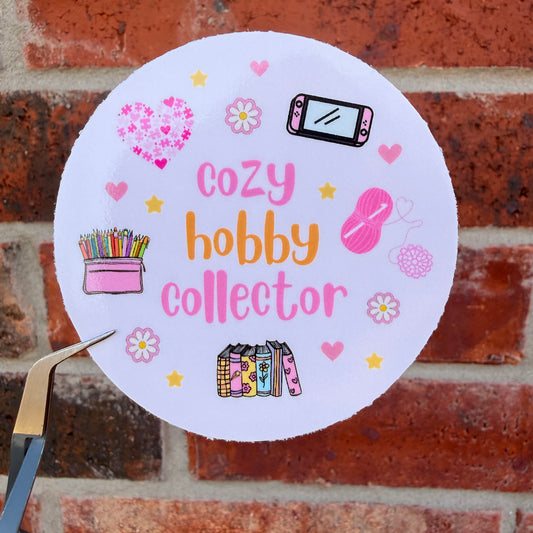 Cozy Hobby Collector Sticker