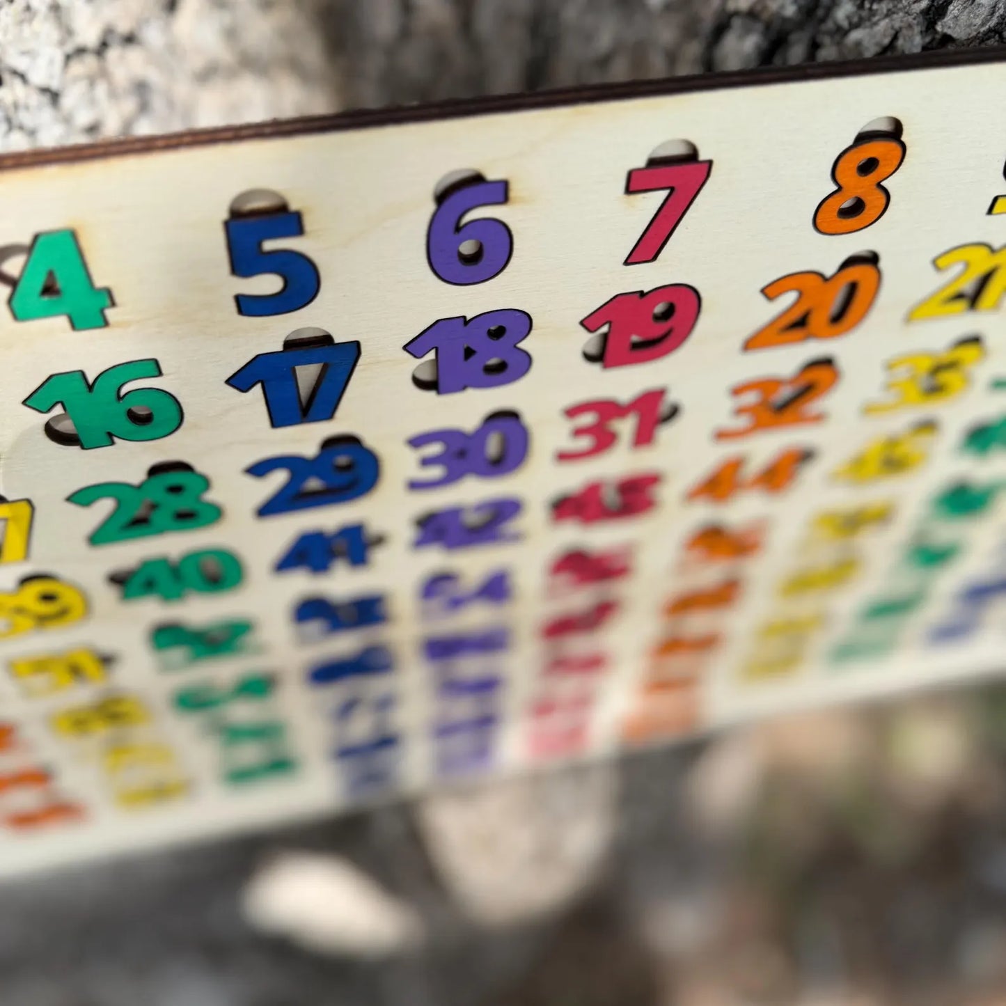 1-100 Wooden Number Puzzle Wooden Puzzle