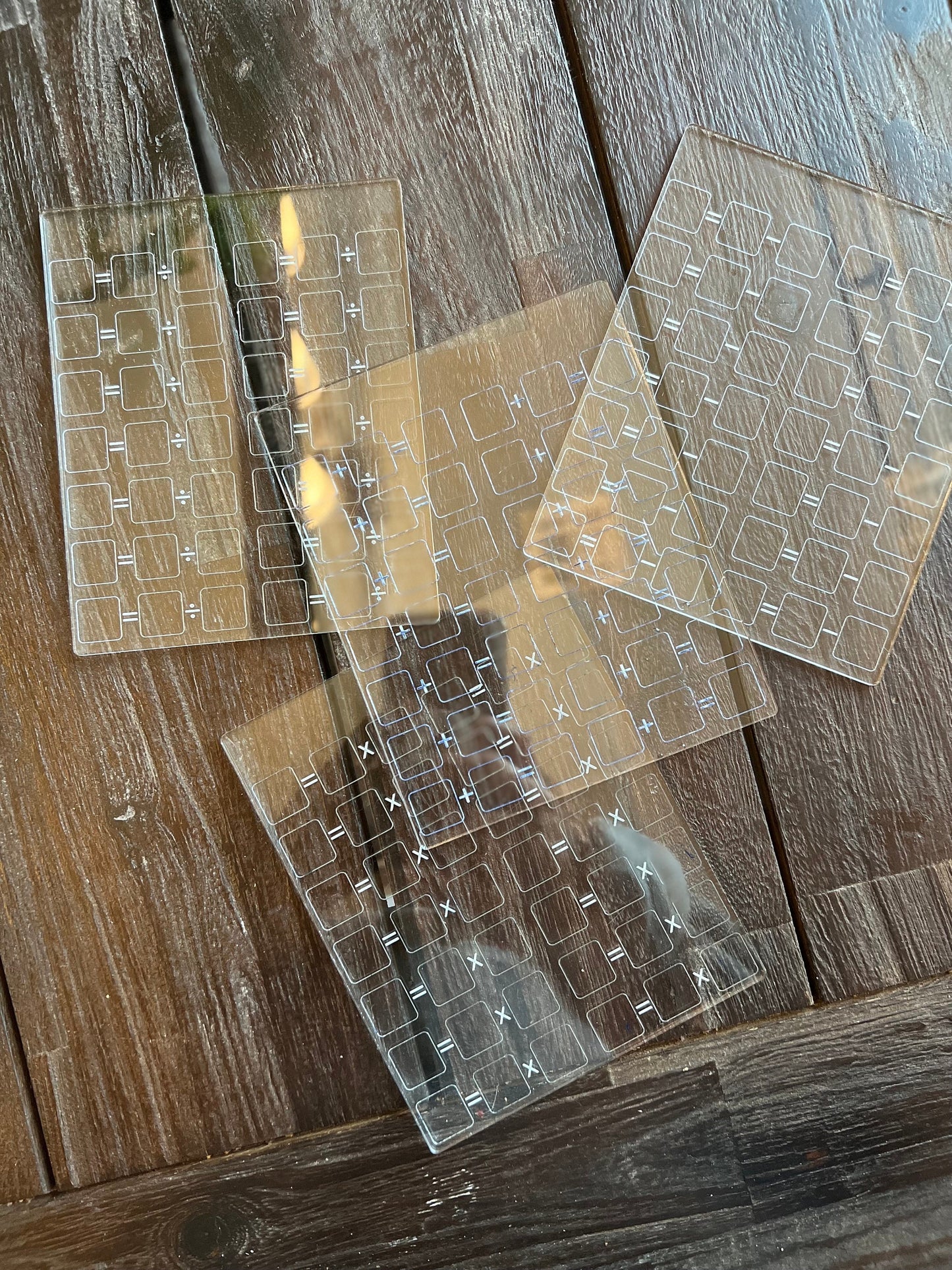 Acrylic Dry Erase Math Learning Boards