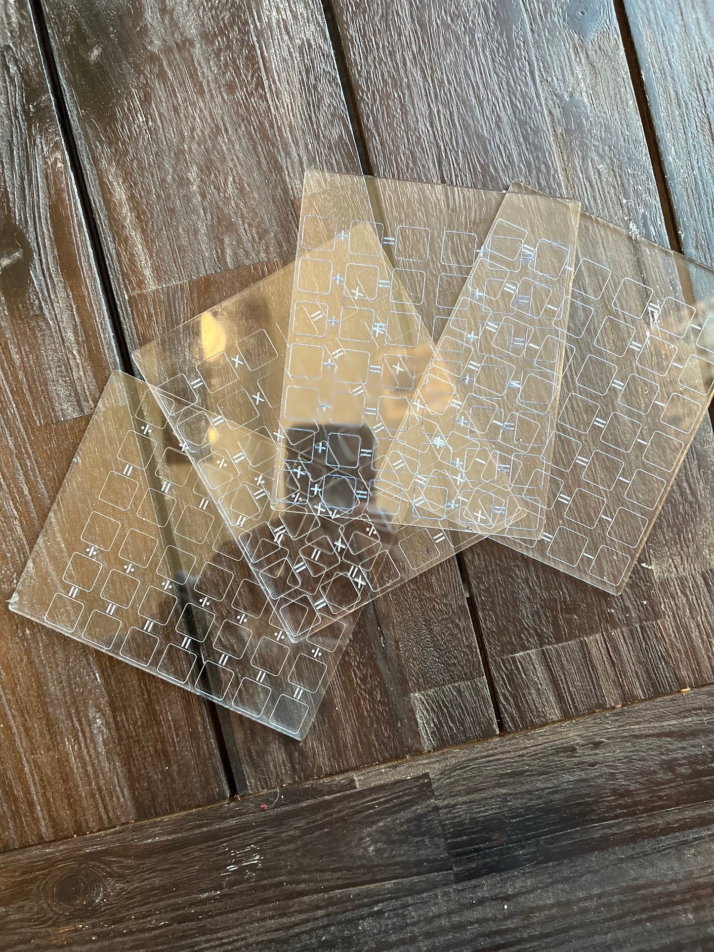 Acrylic Dry Erase Math Learning Boards
