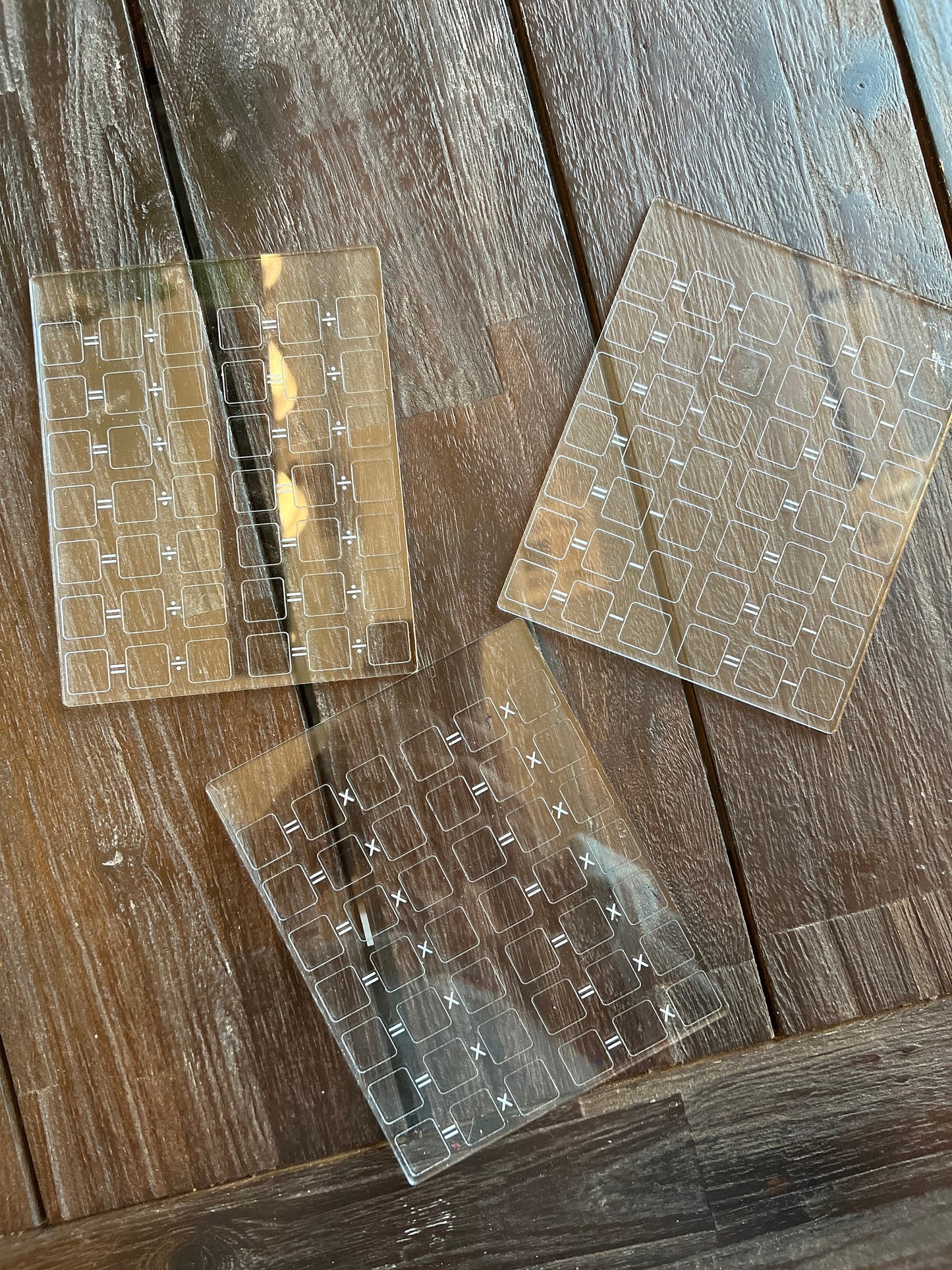 Acrylic Dry Erase Math Learning Boards