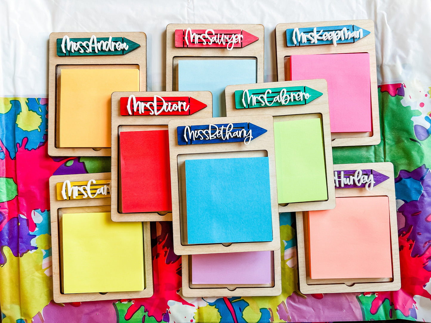 Teacher Appreciation Sticky Note Holder