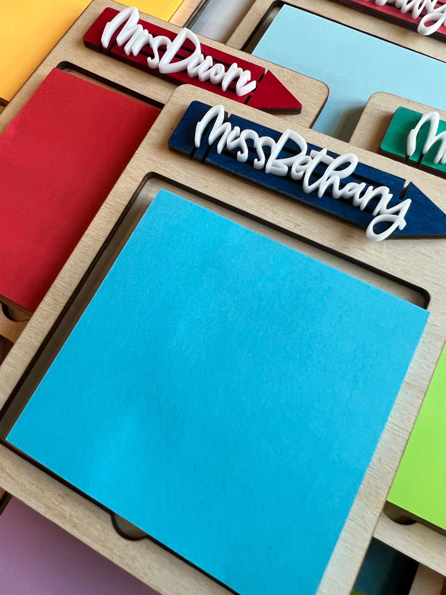 Teacher Appreciation Sticky Note Holder