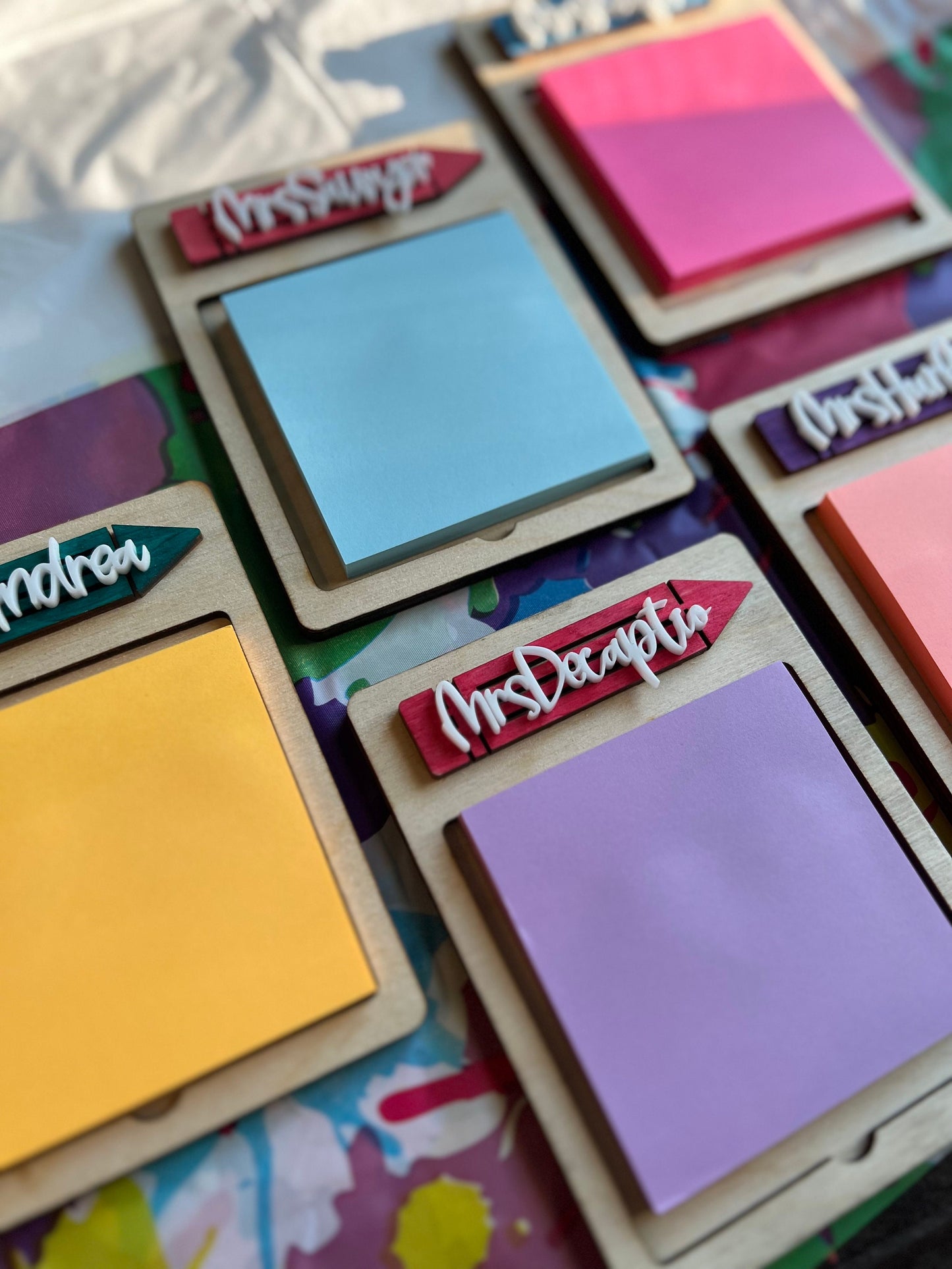 Teacher Appreciation Sticky Note Holder