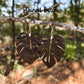 Monstera Leaf Dangling Earrings