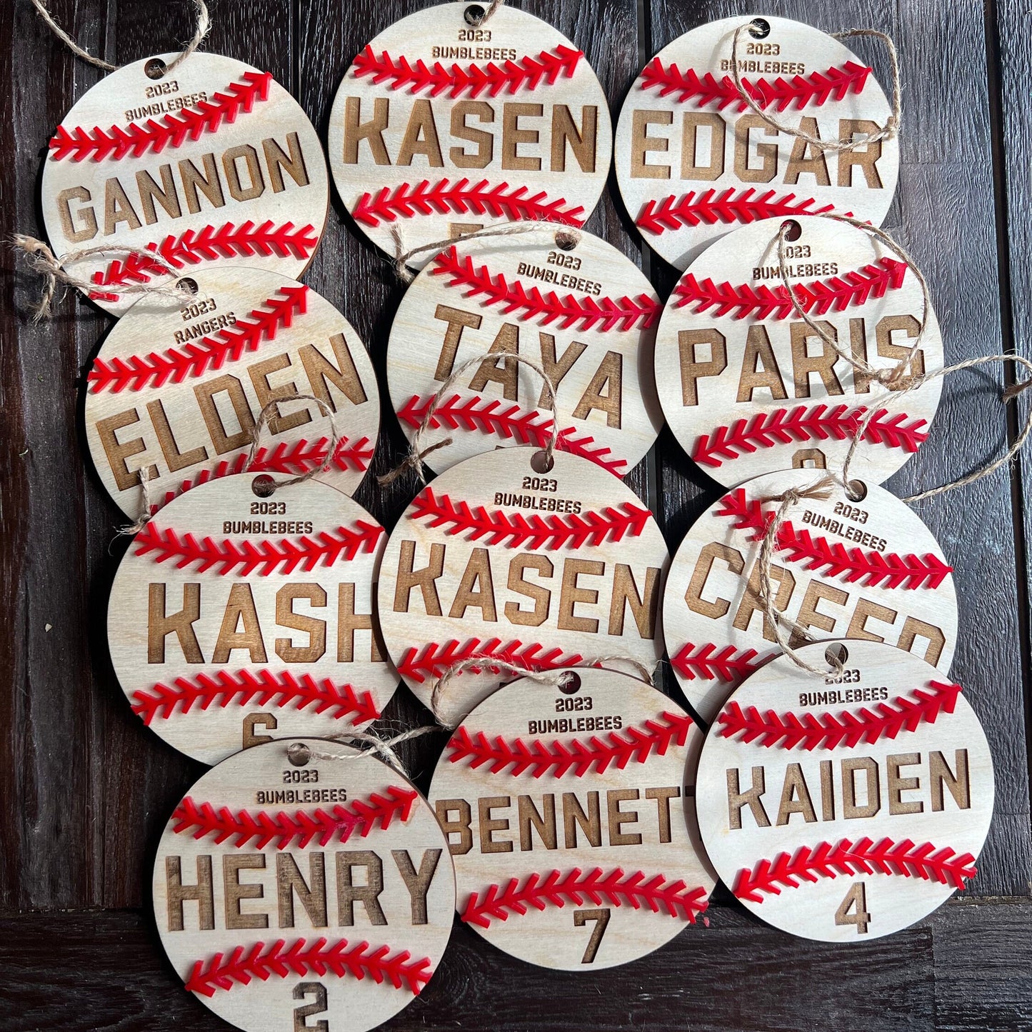 Baseball Ornament