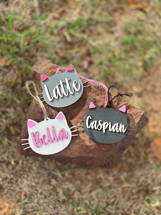Personalized Cat Ornament