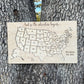 Push Pin Map to Mark Travel Log