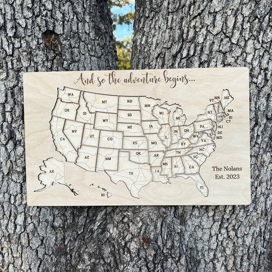 Push Pin Map to Mark Travel Log