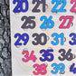 20-40 Wooden Number Puzzle Wooden Puzzle for Kids