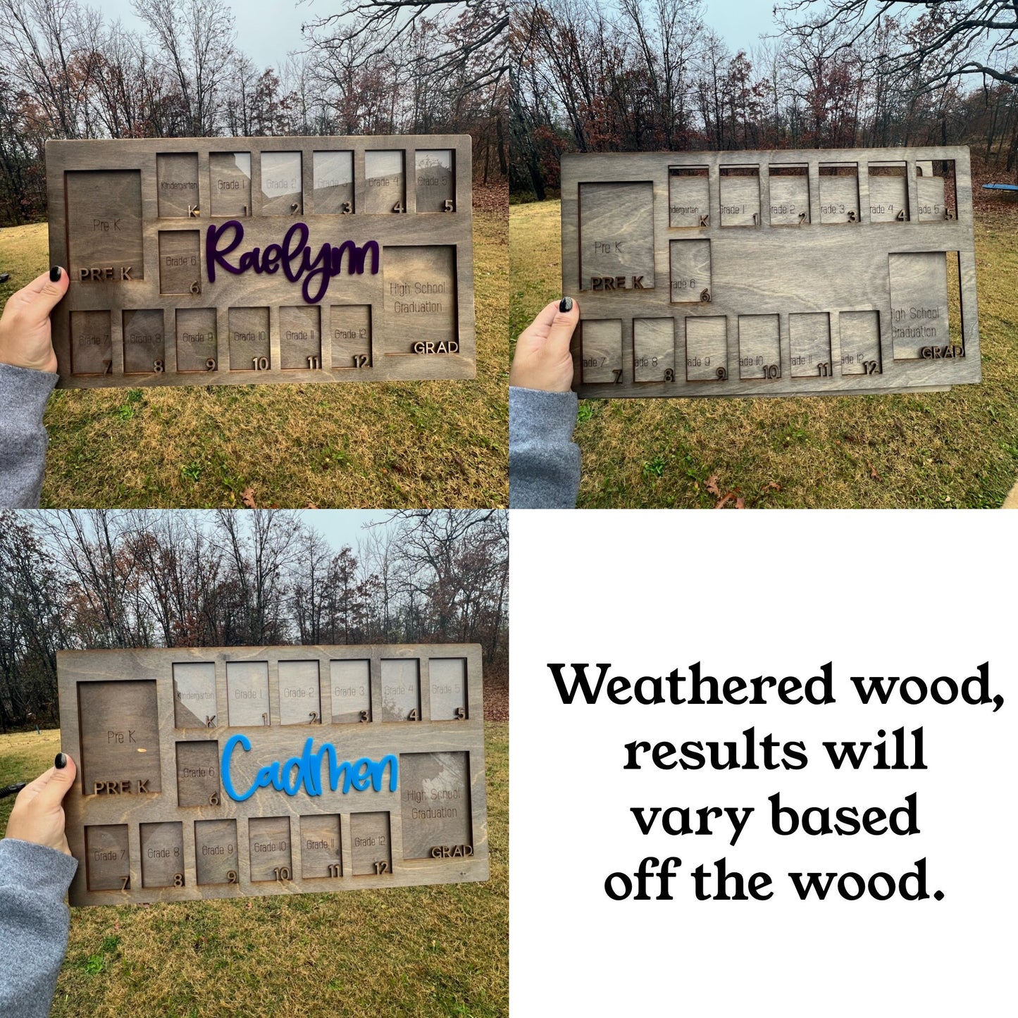 School Years Picture Frame K-12