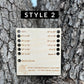Personalized Temperature Blanket Color Chart 2025