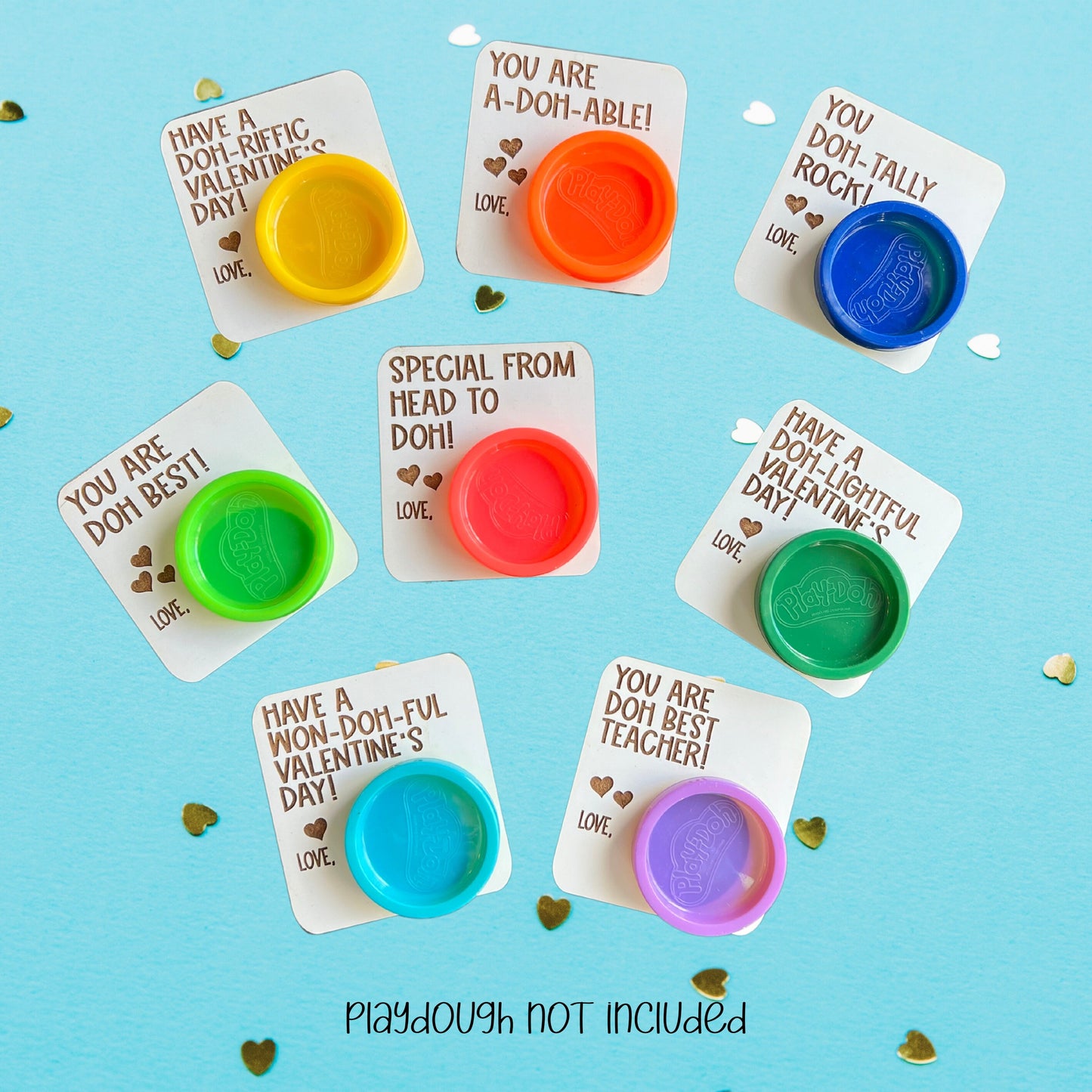Playdoh Valentines Day Cards