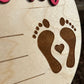Personalized Baby Announcement Sign with Birth Stats