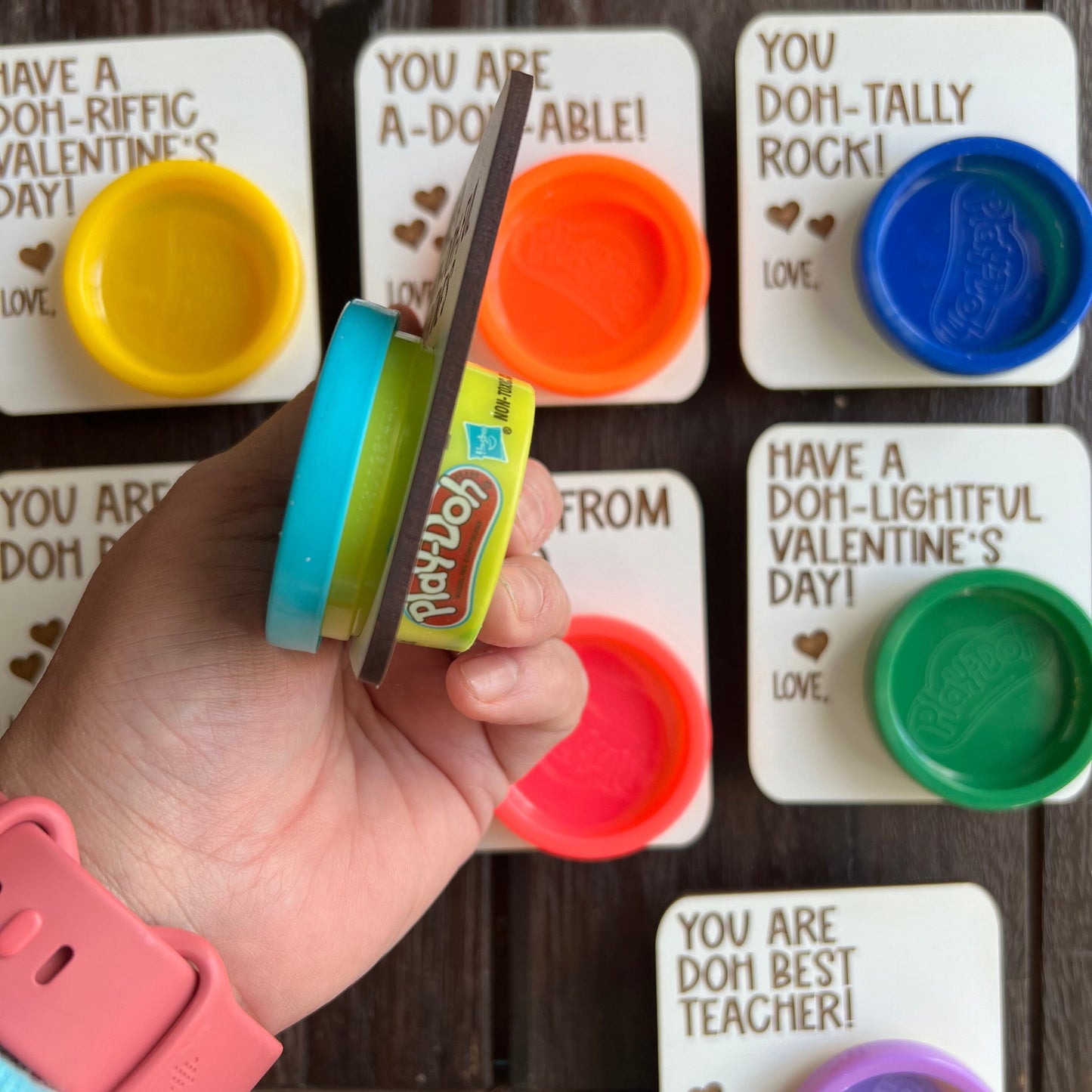 Playdoh Valentines Day Cards