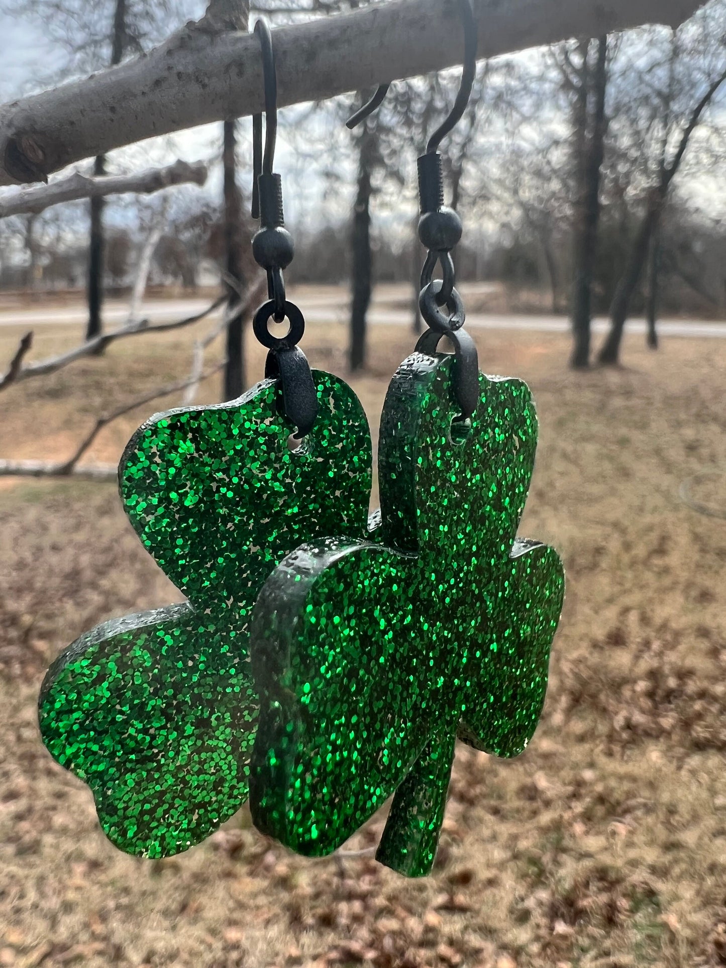 Shamrock Earrings for St. Patrick’s Day