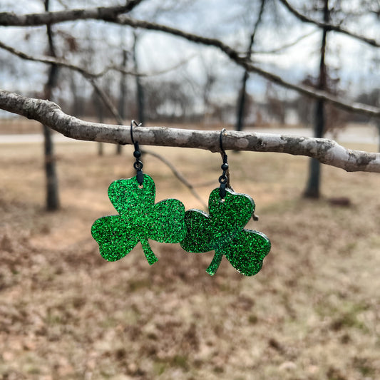 Shamrock Earrings for St. Patrick’s Day