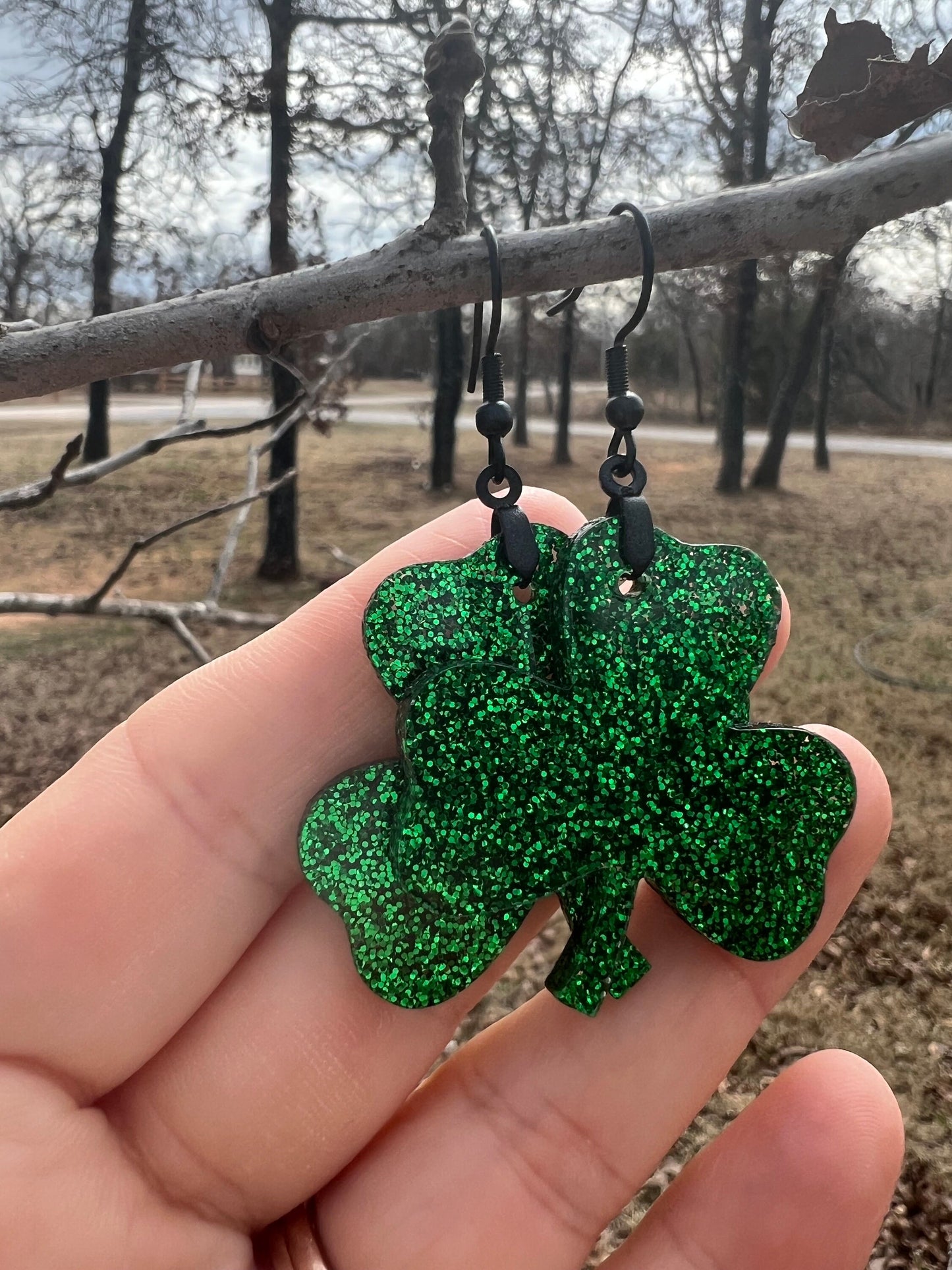 Shamrock Earrings for St. Patrick’s Day