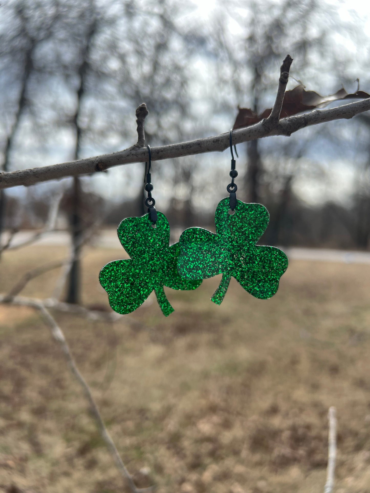 Shamrock Earrings for St. Patrick’s Day