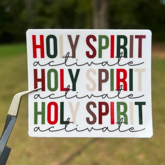 Holy Spirit Activate Sticker