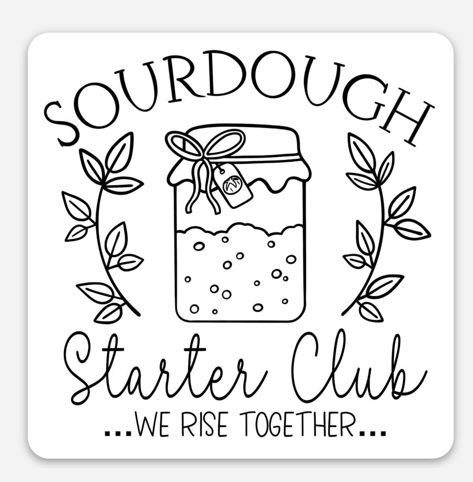 Sourdough Starter Club Sticker
