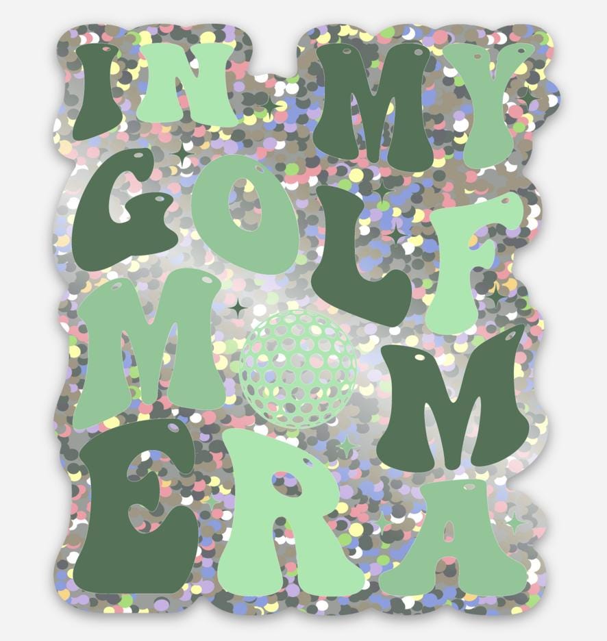 Golf Mom Era Sticker