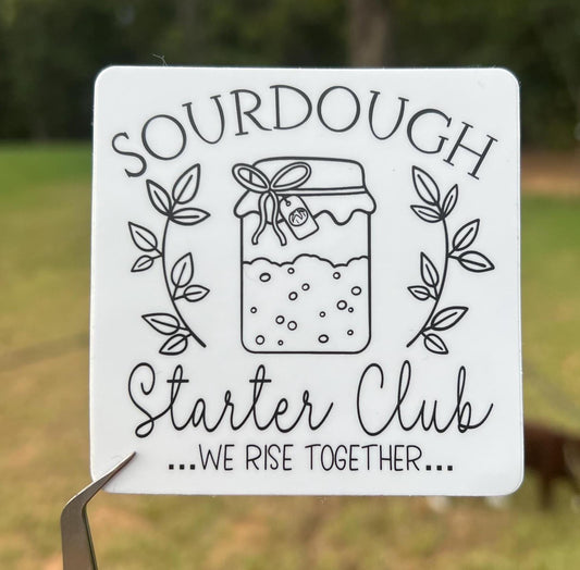 Sourdough Starter Club Sticker