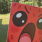 Yelling Strawberry Face Sticker
